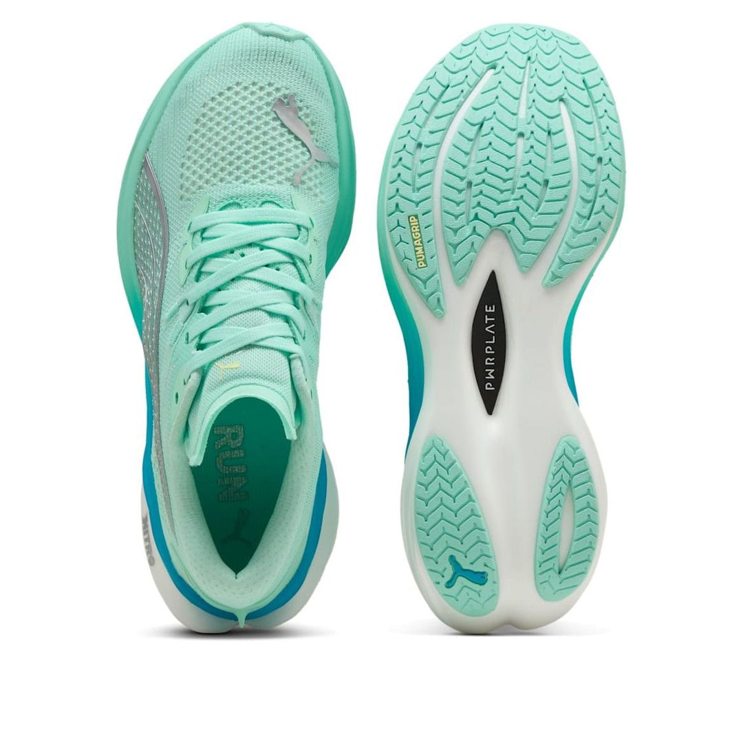 PUMA DEVIATE NITRO 3 MINT MELT SPEED BLUE WOMENS