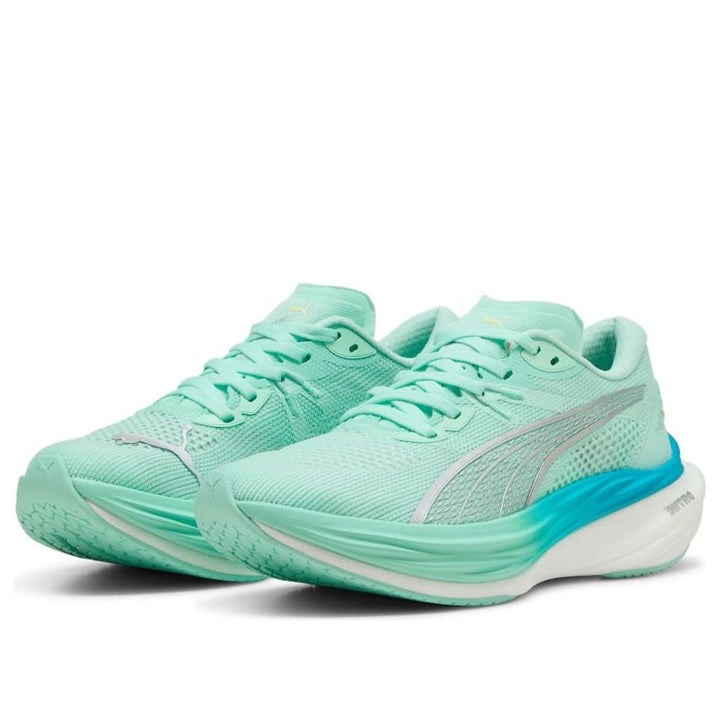 PUMA DEVIATE NITRO 3 MINT MELT SPEED BLUE WOMENS