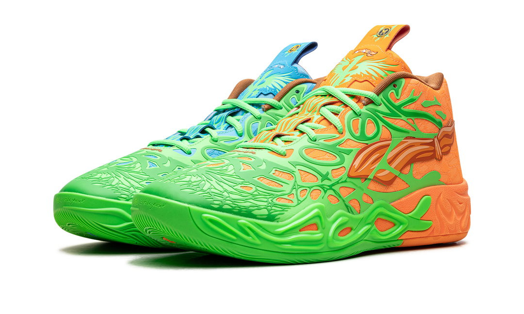 PUMA LAMELO BALL MB.04 TEENAGE MUTANT NINJA TURTLES LEONARDO &amp; MICHELANGELO