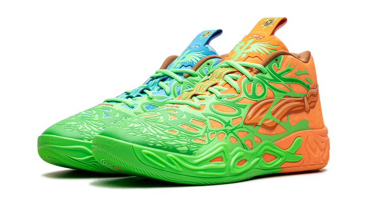 PUMA LAMELO BALL MB.04 TEENAGE MUTANT NINJA TURTLES LEONARDO &amp; MICHELANGELO