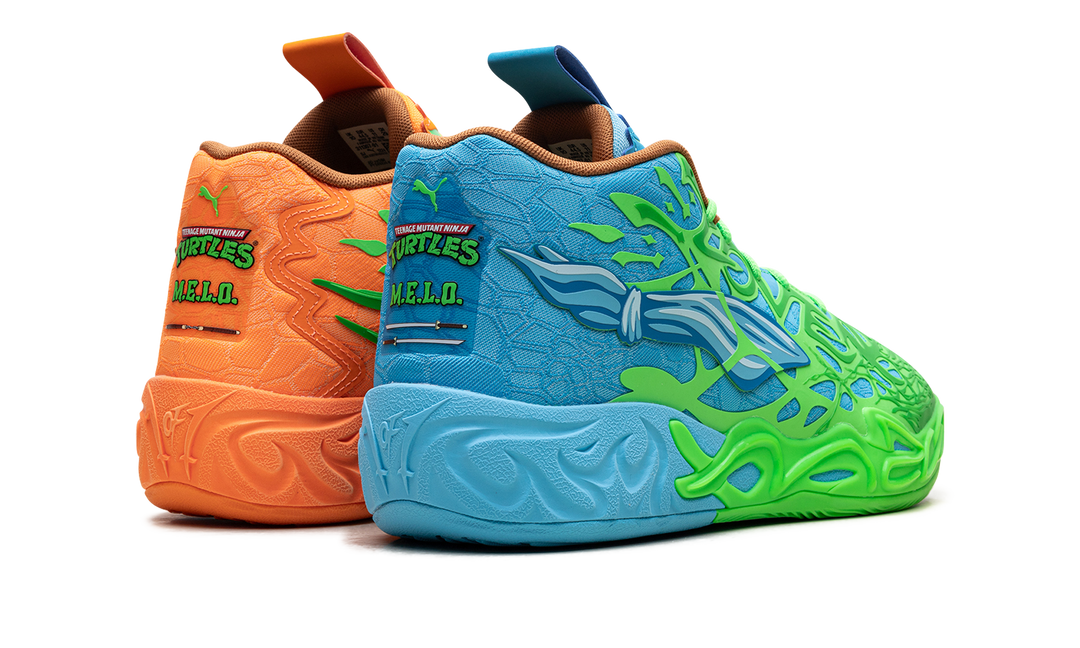 PUMA LAMELO BALL MB.04 TEENAGE MUTANT NINJA TURTLES LEONARDO &amp; MICHELANGELO