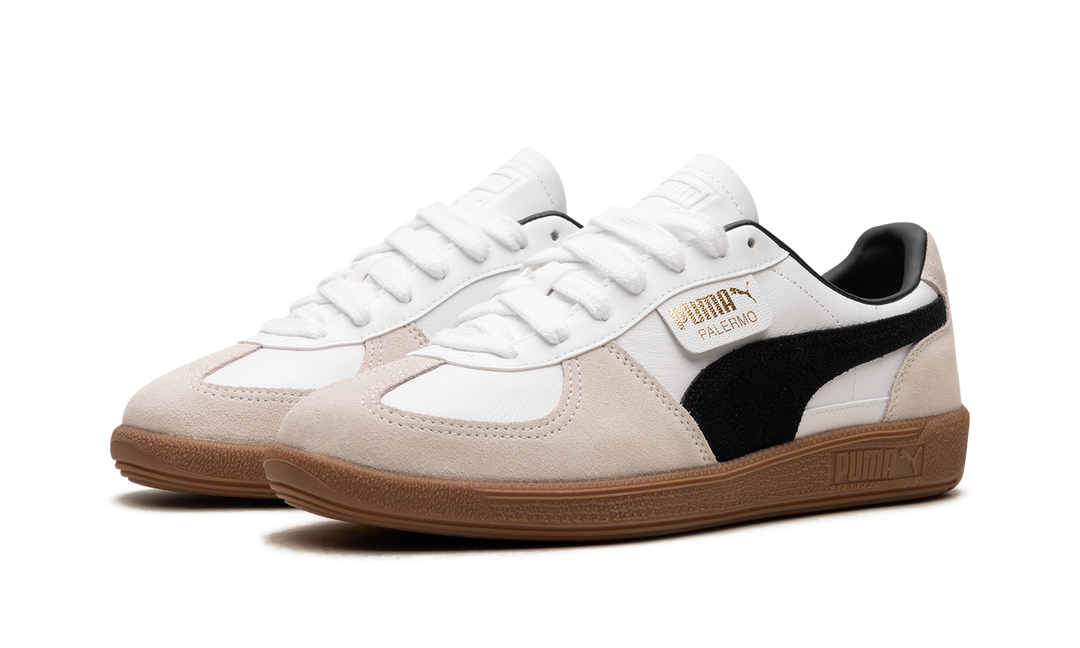 PUMA PALERMO LEATHER WHITE VAPOR GREY GUM