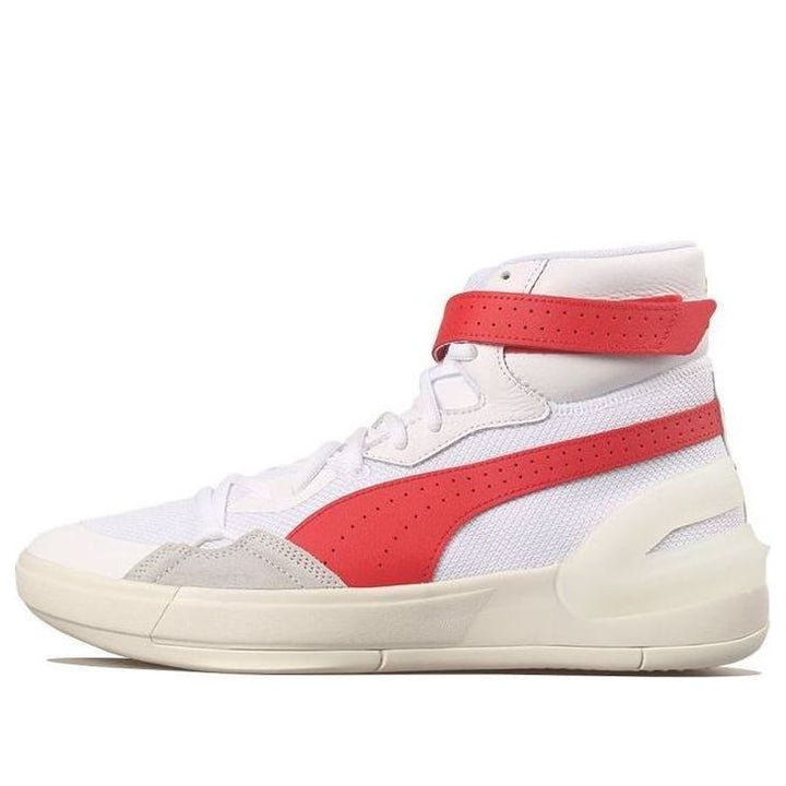PUMA SKY MODERN WHITE HIGH RISK RED
