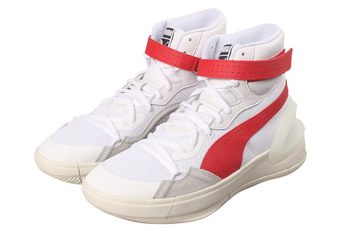 PUMA SKY MODERN WHITE HIGH RISK RED