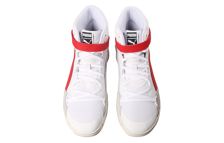 PUMA SKY MODERN WHITE HIGH RISK RED