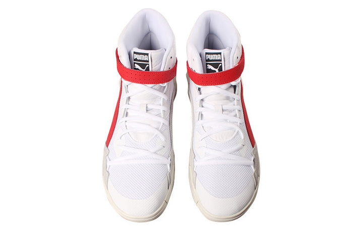 PUMA SKY MODERN WHITE HIGH RISK RED