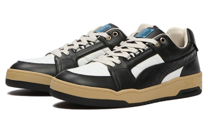 PUMA SLIPSTREAM LOW COURT MCM BLACK WHITE