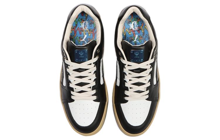 PUMA SLIPSTREAM LOW COURT MCM BLACK WHITE