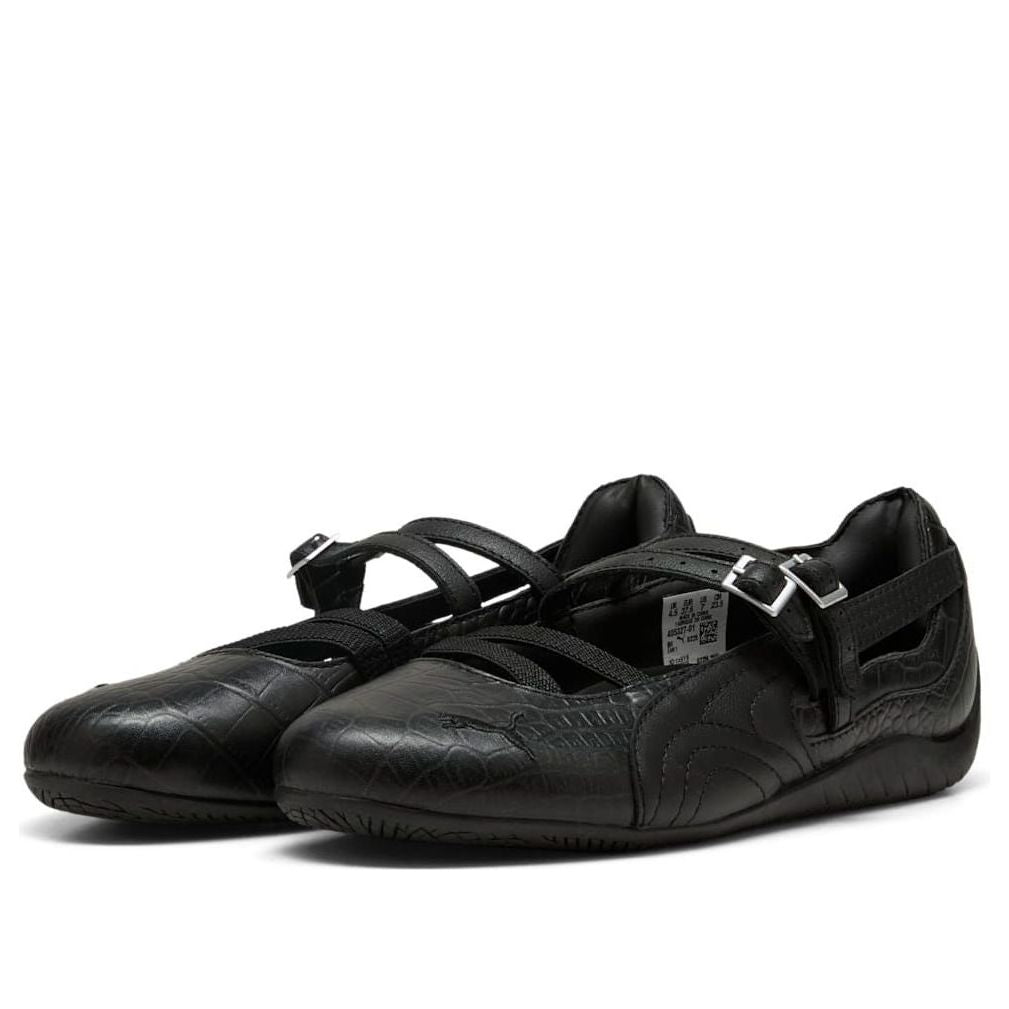 PUMA SPEEDCAT BALLET CROC PRINT BLACK WOMENS