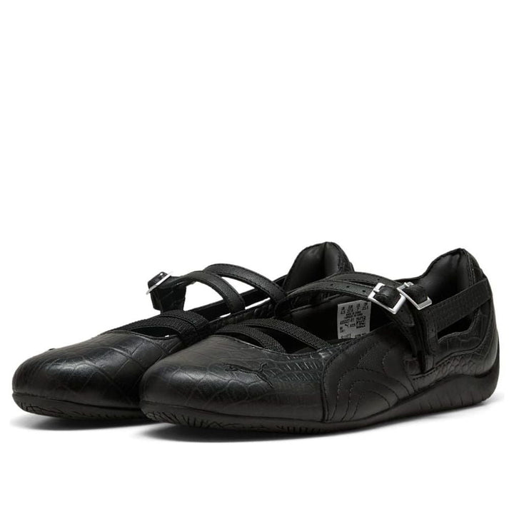 PUMA SPEEDCAT BALLET CROC PRINT BLACK WOMENS