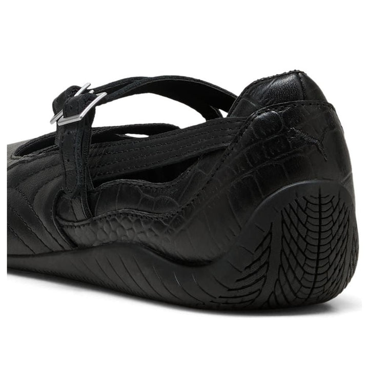PUMA SPEEDCAT BALLET CROC PRINT BLACK WOMENS