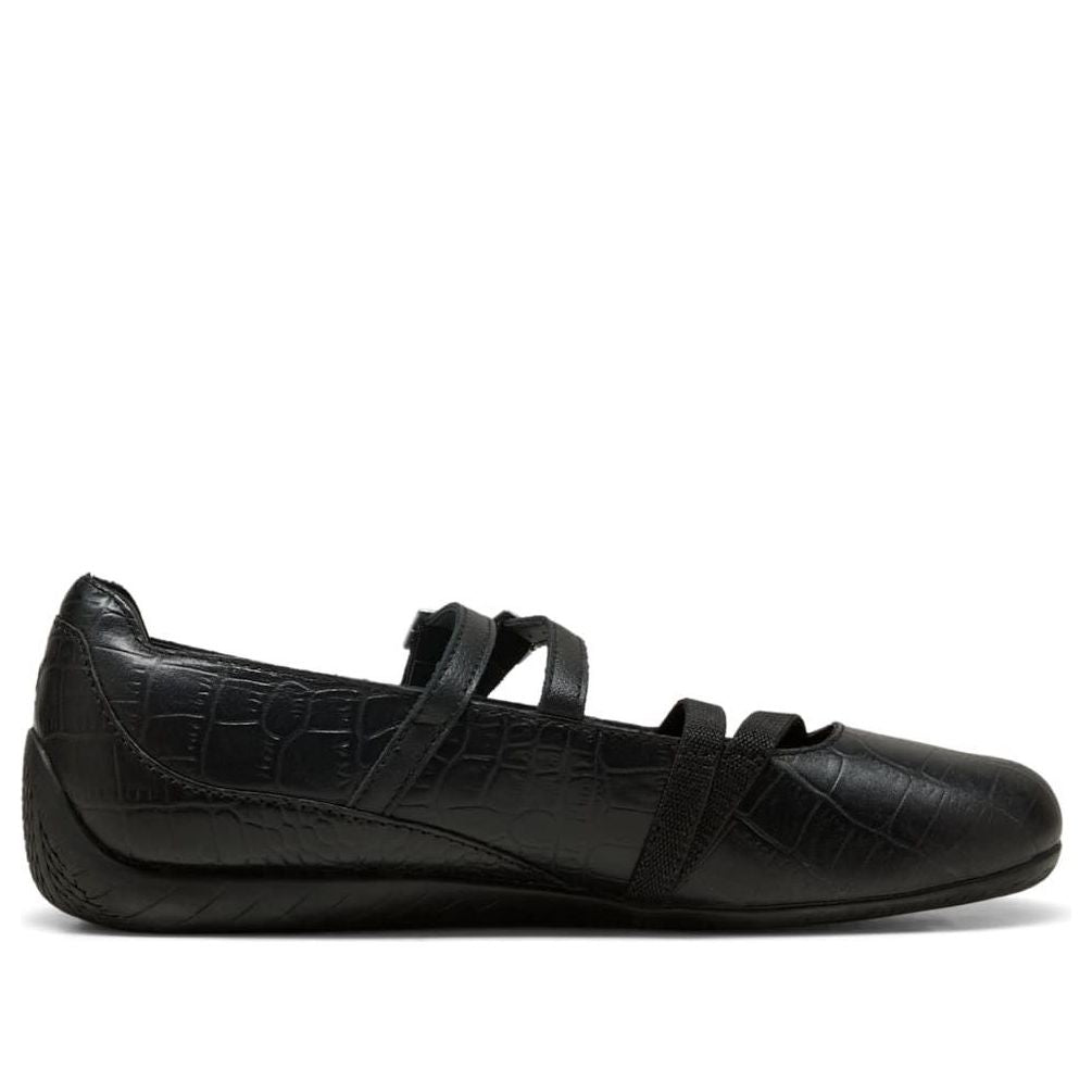 PUMA SPEEDCAT BALLET CROC PRINT BLACK WOMENS