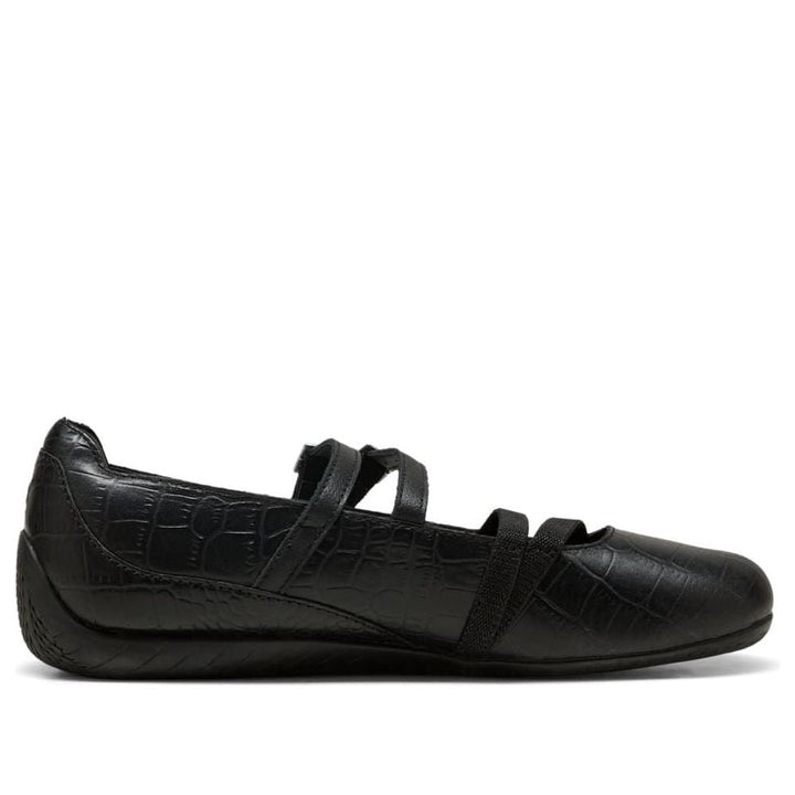 PUMA SPEEDCAT BALLET CROC PRINT BLACK WOMENS