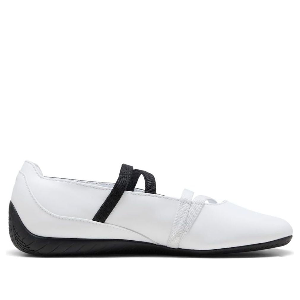 PUMA SPEEDCAT BALLET LEATHER WHITE BLACK WOMENS