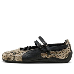 PUMA SPEEDCAT BALLET SNAKESKIN BLACK VAPOR GREY WOMENS