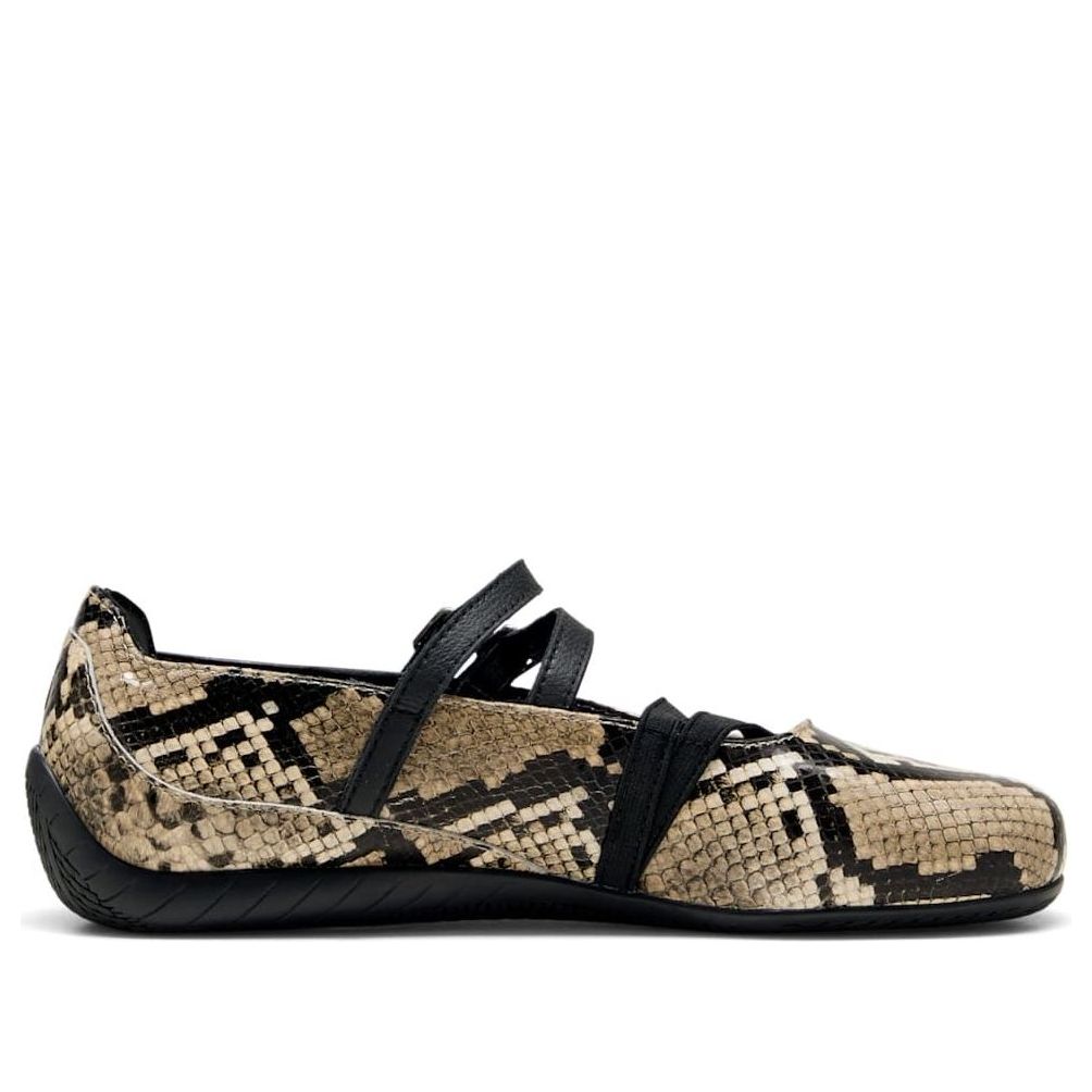 PUMA SPEEDCAT BALLET SNAKESKIN BLACK VAPOR GREY WOMENS