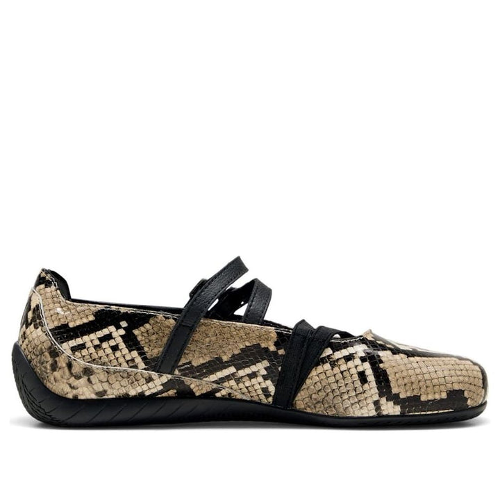 PUMA SPEEDCAT BALLET SNAKESKIN BLACK VAPOR GREY WOMENS
