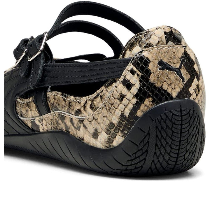 PUMA SPEEDCAT BALLET SNAKESKIN BLACK VAPOR GREY WOMENS