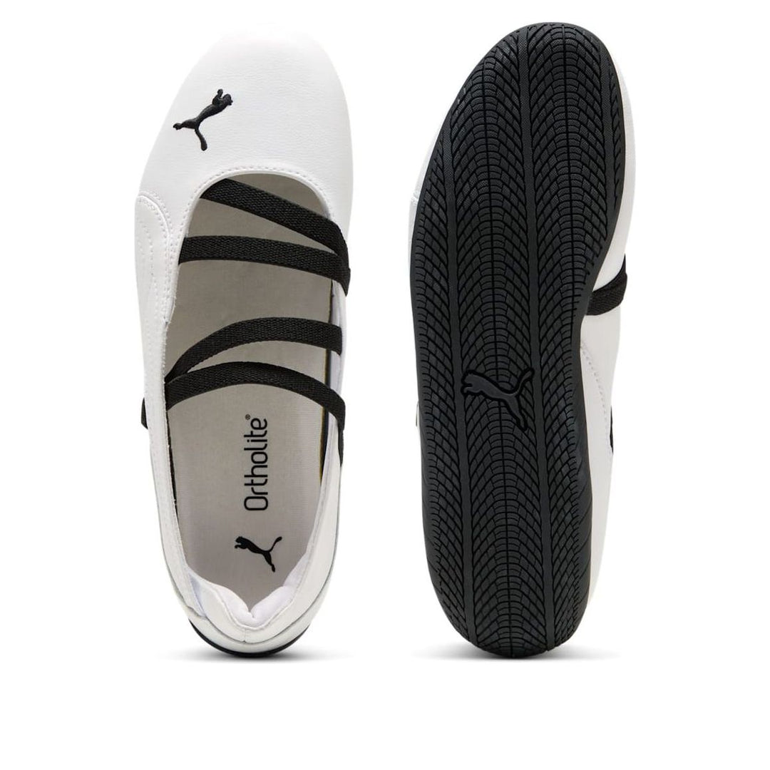 PUMA SPEEDCAT BALLET WHITE BLACK WOMENS