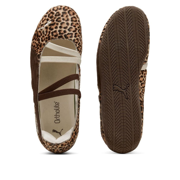 PUMA SPEEDCAT BALLET WILD LEOPARD PONY HAIR WOMENS