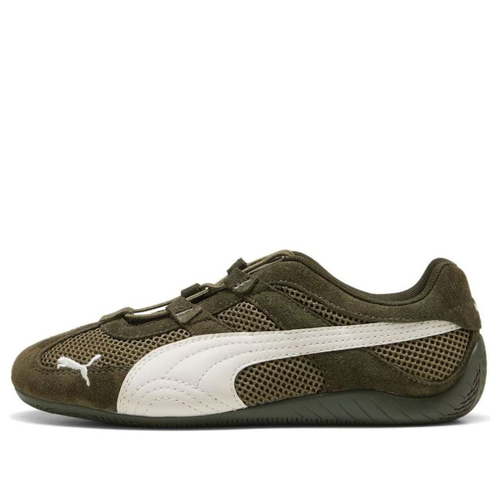 PUMA SPEEDCAT GO DARK OLIVE WARM WHITE WOMENS