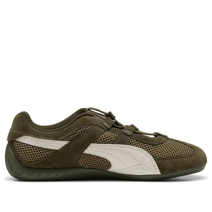 PUMA SPEEDCAT GO DARK OLIVE WARM WHITE WOMENS