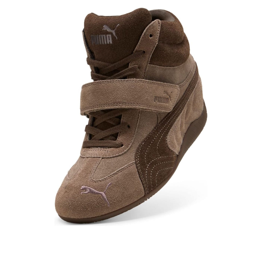 PUMA SPEEDCAT WEDGE TOTALLY TAUPE CHOCOLATE WOMENS