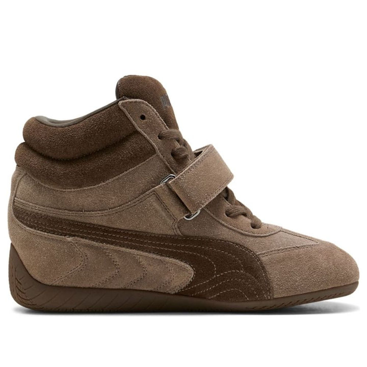 PUMA SPEEDCAT WEDGE TOTALLY TAUPE CHOCOLATE WOMENS