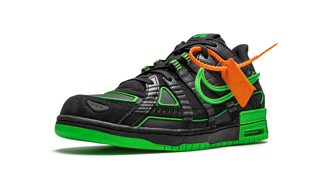 NIKE RUBBER DUNK X OFF WHITE GREEN STRIKE