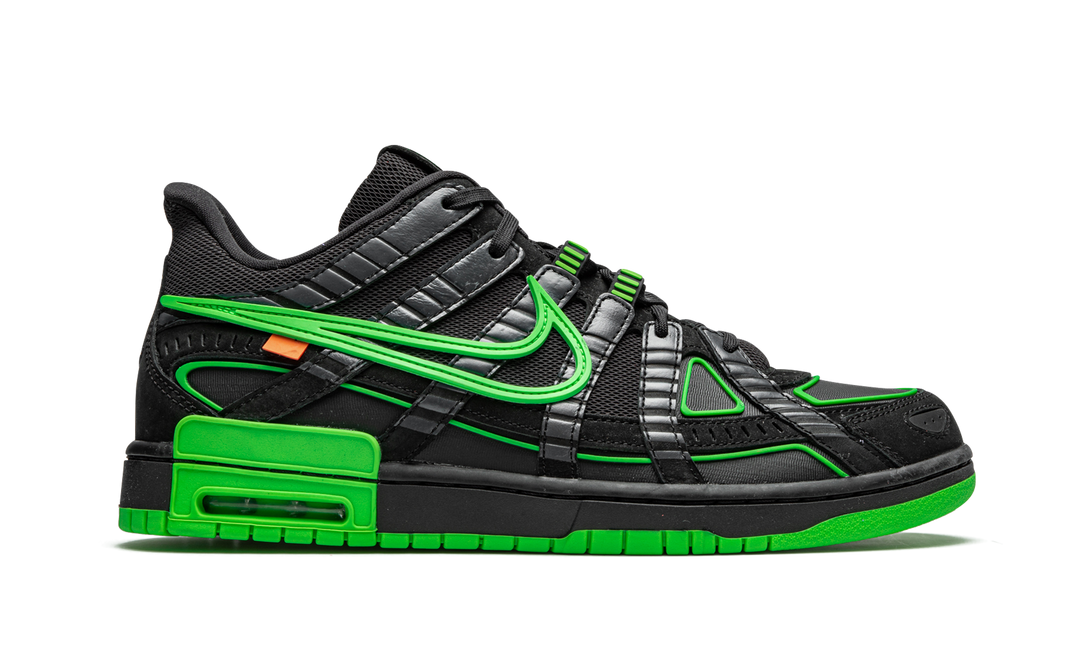 NIKE RUBBER DUNK X OFF WHITE GREEN STRIKE