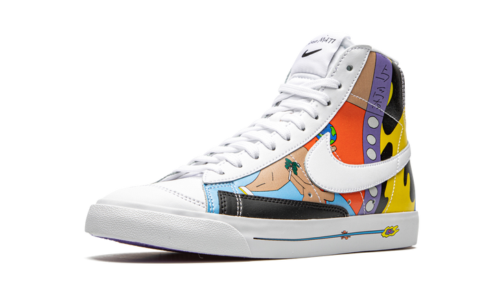 RUOHAN WANG X NIKE BLAZER MID 77 FLYLEATHER MULTI
