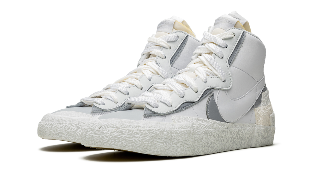 SACAI X NIKE BLAZER MID WHITE GREY