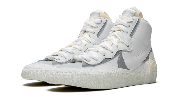 SACAI X NIKE BLAZER MID WHITE GREY