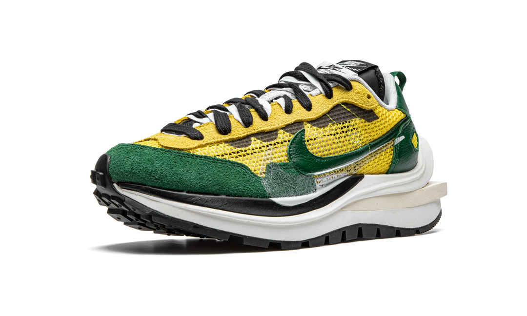 SACAI X NIKE VAPORWAFFLE TOUR YELLOW STADIUM GREEN