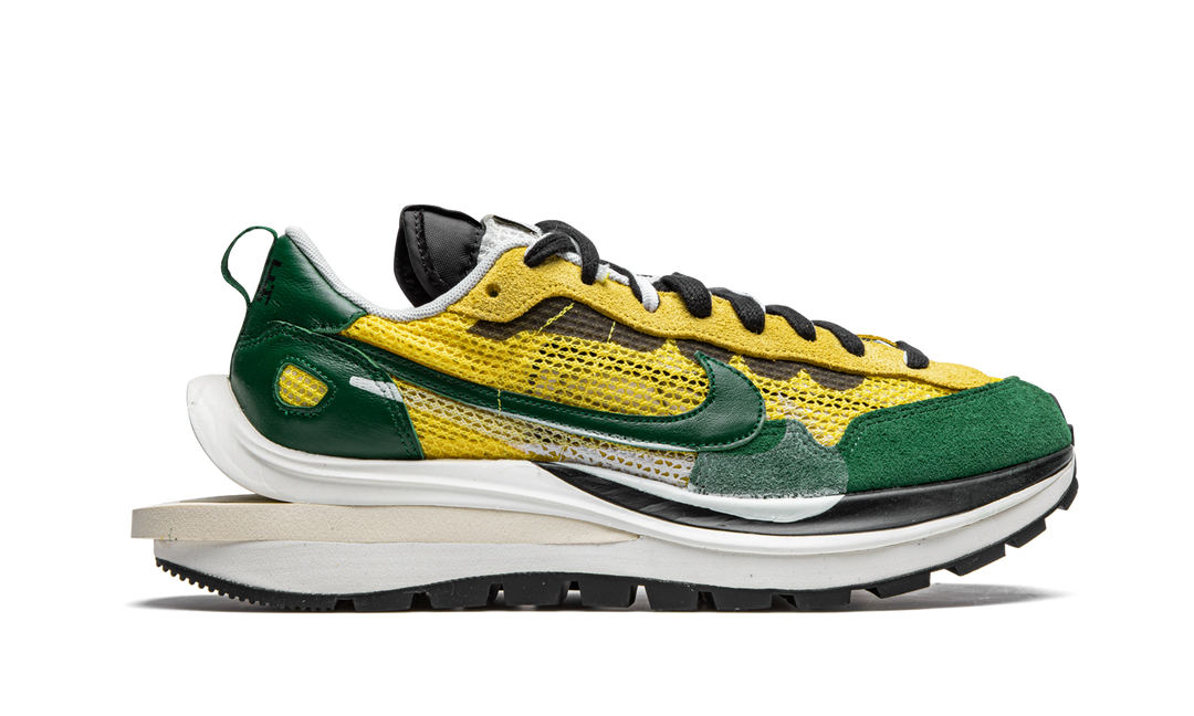 SACAI X NIKE VAPORWAFFLE TOUR YELLOW STADIUM GREEN