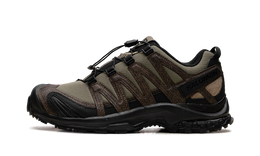 SALOMON XA PRO 3D DISTRESSED LEATHER DARK EARTH BLACK