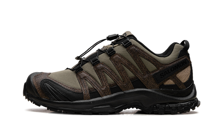 SALOMON XA PRO 3D DISTRESSED LEATHER DARK EARTH BLACK