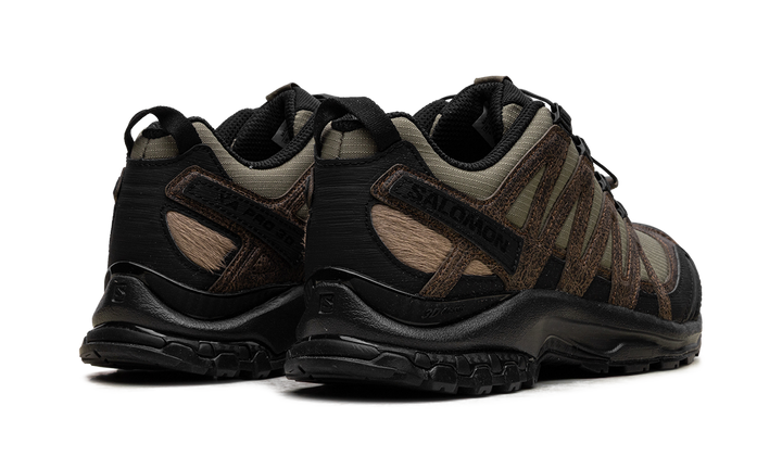 SALOMON XA PRO 3D DISTRESSED LEATHER DARK EARTH BLACK