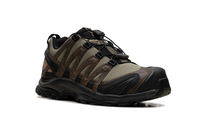 SALOMON XA PRO 3D DISTRESSED LEATHER DARK EARTH BLACK