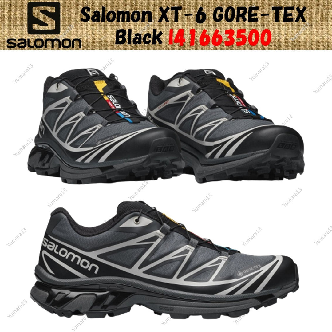 SALOMON XT-6 GORE-TEX BLACK LUNAR ROCK