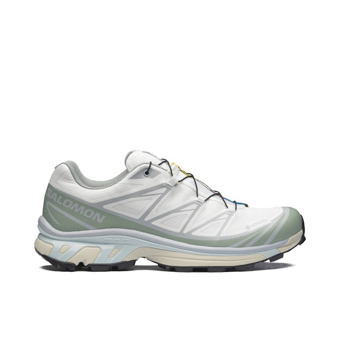 SALOMON XT-6 GORE-TEX WHITE GREEN MILIEU