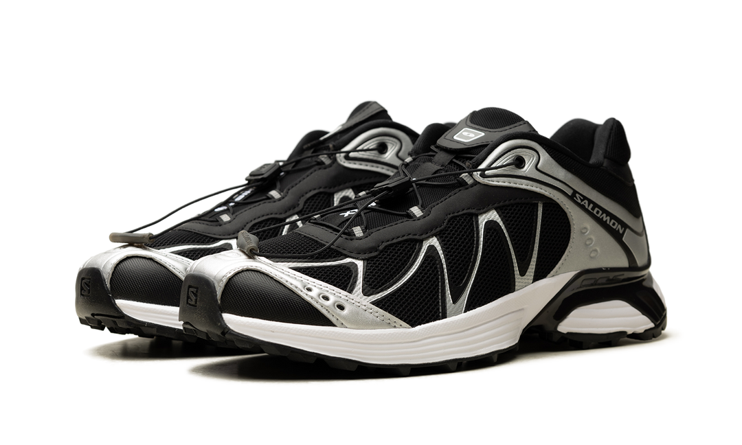 SALOMON XT-WHISPER BLACK FOOTWEAR SILVER WHITE