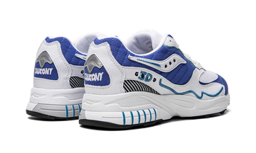 SAUCONY 3D GRID HURRICANE WHITE ROYAL — Stock