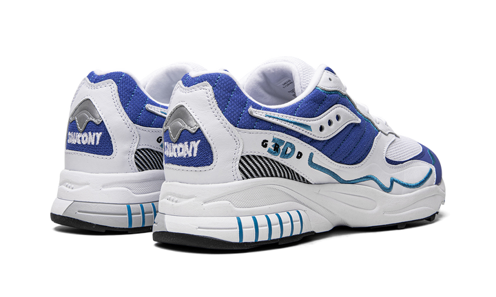 SAUCONY 3D GRID HURRICANE WHITE ROYAL