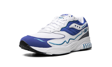 SAUCONY 3D GRID HURRICANE WHITE ROYAL — Stock