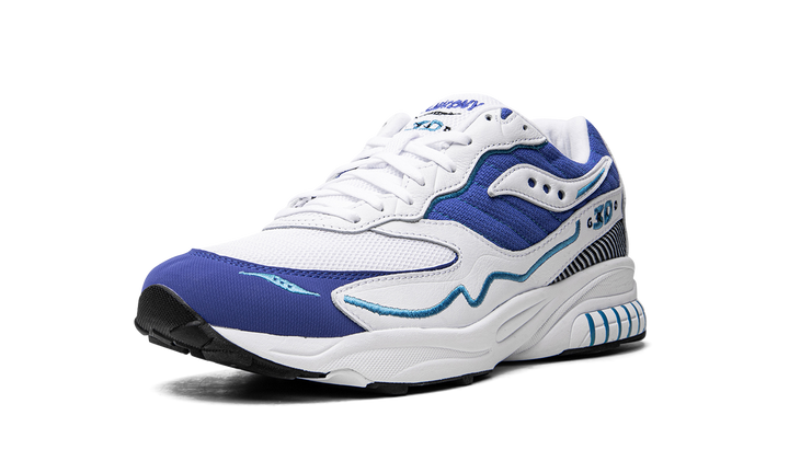 SAUCONY 3D GRID HURRICANE WHITE ROYAL