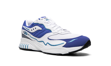 SAUCONY 3D GRID HURRICANE WHITE ROYAL — Stock