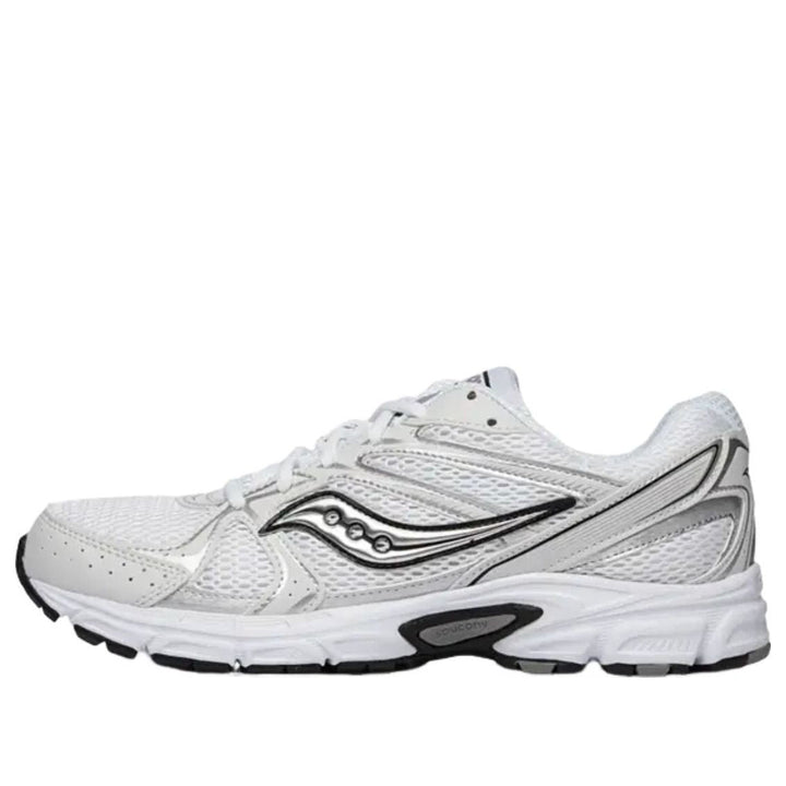 SAUCONY GRID RIDE MILLENNIUM WHITE SILVER