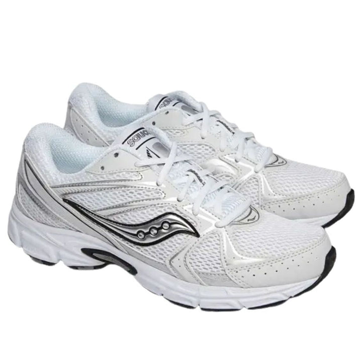 SAUCONY GRID RIDE MILLENNIUM WHITE SILVER