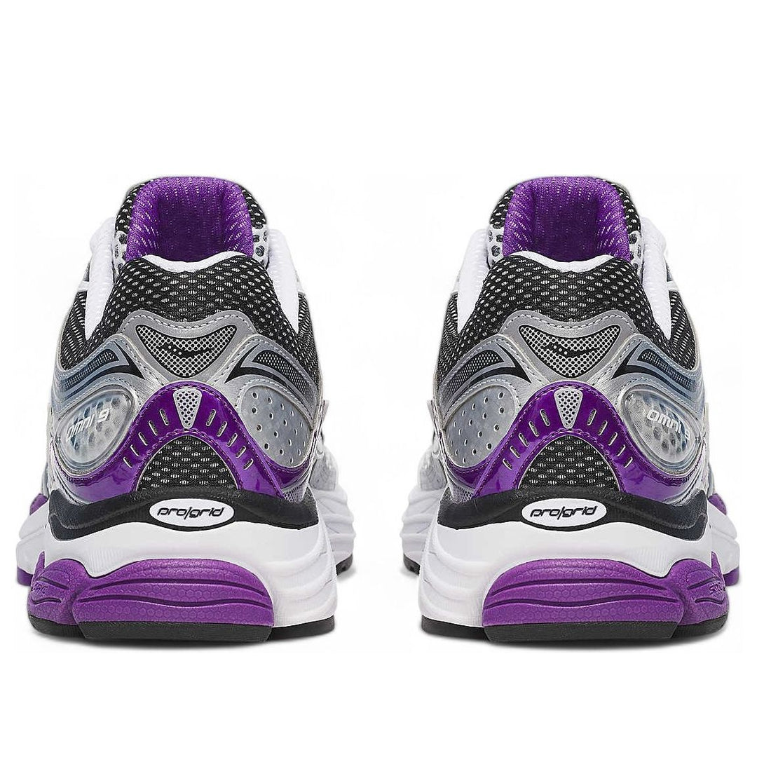 SAUCONY PROGRID OMNI 9 WHITE BLACK SILVER PURPLE